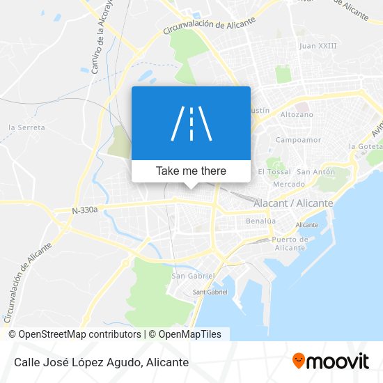 Calle José López Agudo map