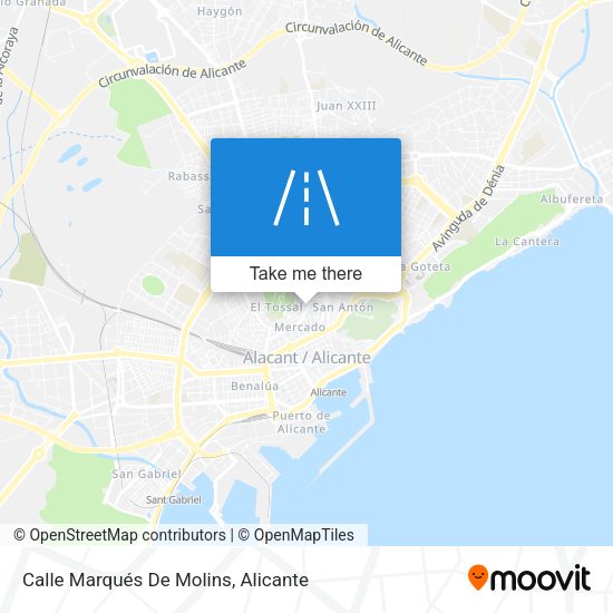 Calle Marqués De Molins map