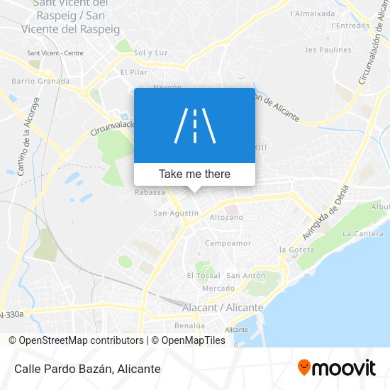 Calle Pardo Bazán map