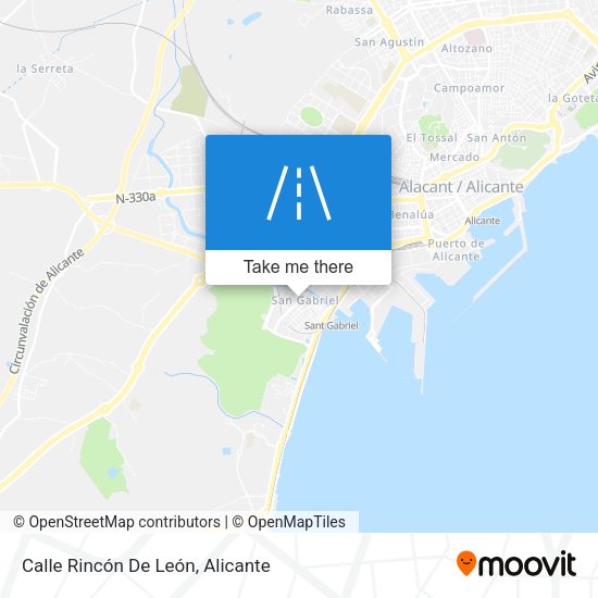 Calle Rincón De León map