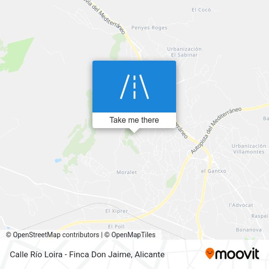 Calle Río Loira - Finca Don Jaime map