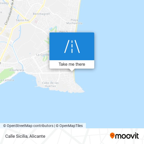 Calle Sicilia map