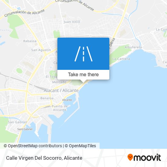 Calle Virgen Del Socorro map