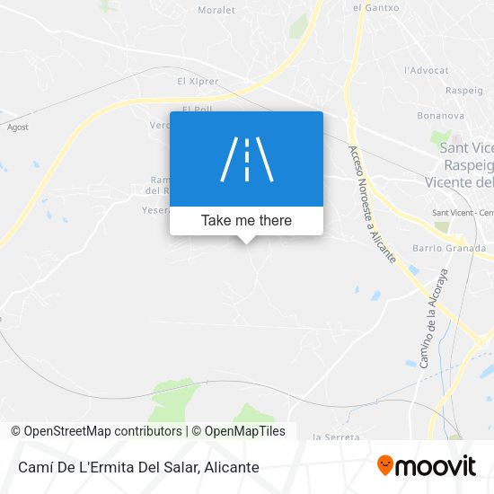 Camí De L'Ermita Del Salar map