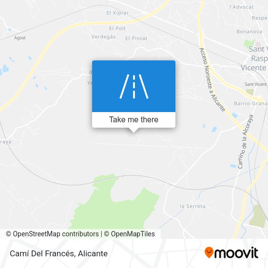 Camí Del Francés map
