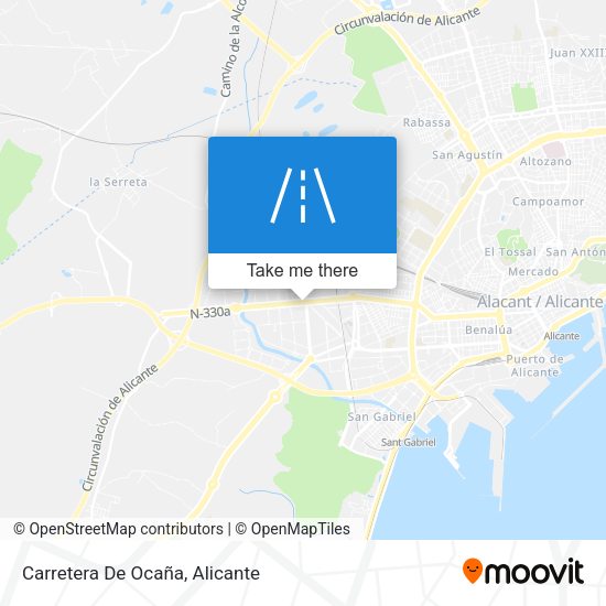 Carretera De Ocaña map