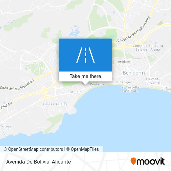 Avenida De Bolivia map