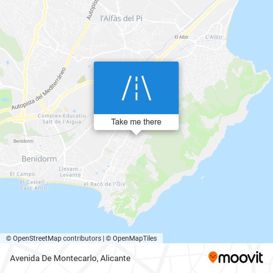 mapa Avenida De Montecarlo