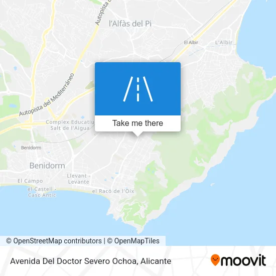 Avenida Del Doctor Severo Ochoa map