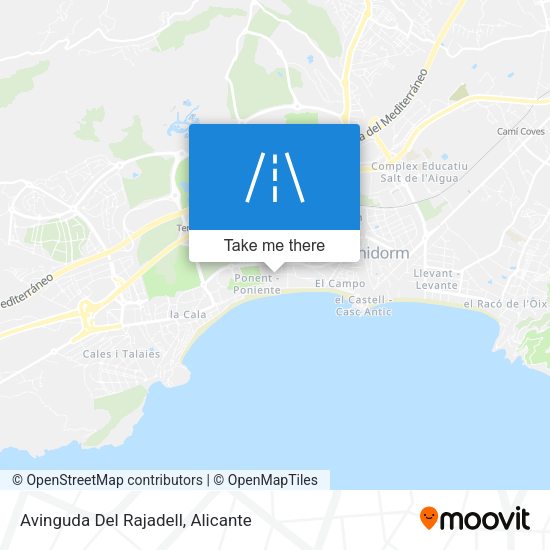 Avinguda Del Rajadell map