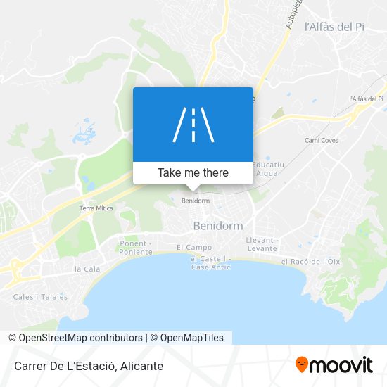 Carrer De L'Estació map