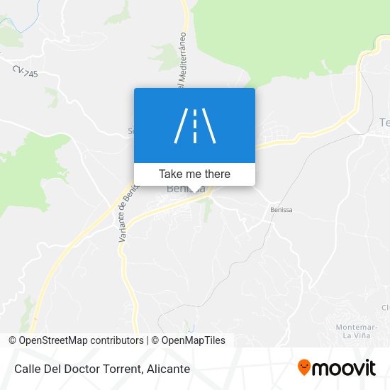 Calle Del Doctor Torrent map