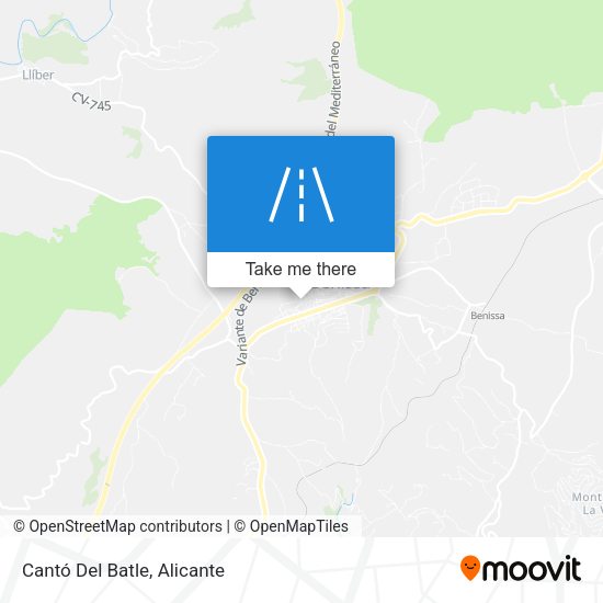 Cantó Del Batle map
