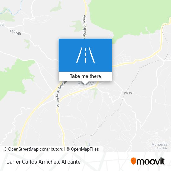 Carrer Carlos Arniches map