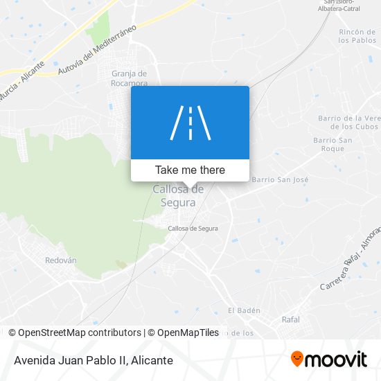 Avenida Juan Pablo II map