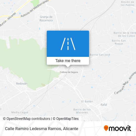 Calle Ramiro Ledesma Ramos map