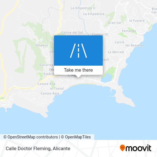 Calle Doctor Fleming map