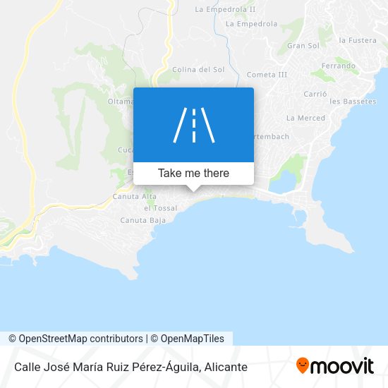 Calle José María Ruiz Pérez-Águila map
