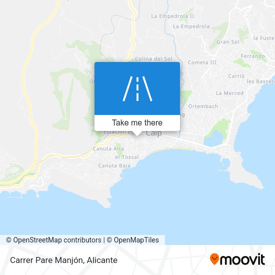 Carrer Pare Manjón map