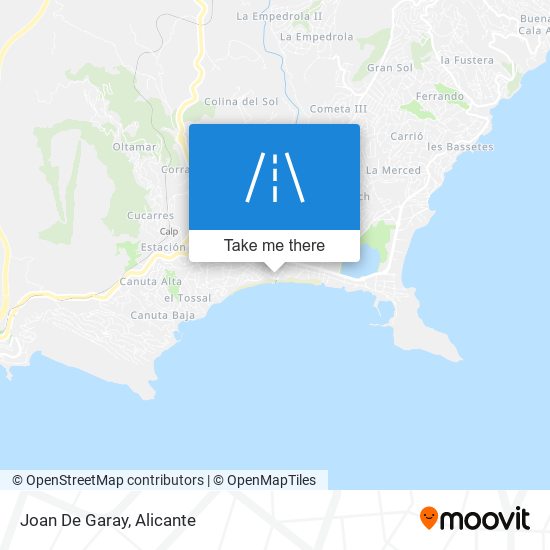 mapa Joan De Garay