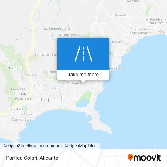 Partida Colari map