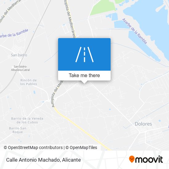 Calle Antonio Machado map