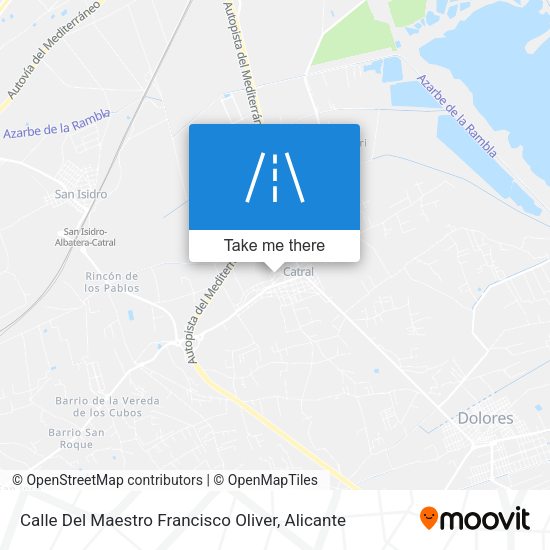Calle Del Maestro Francisco Oliver map