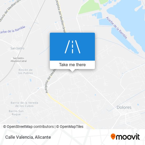 Calle Valencia map