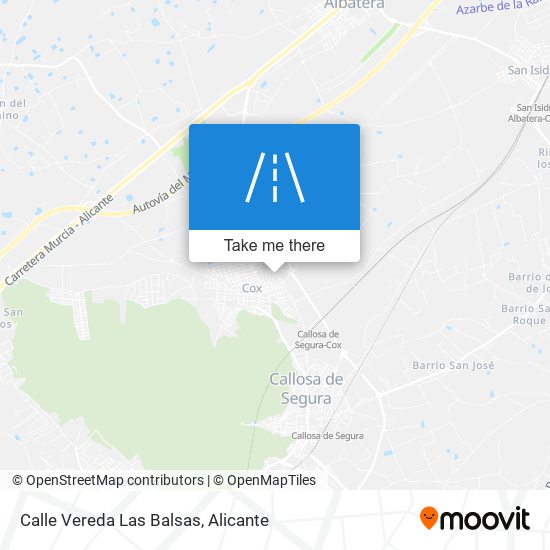 Calle Vereda Las Balsas map