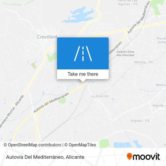 Autovía Del Mediterráneo map