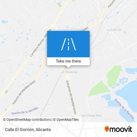 Calle El Gorrión map