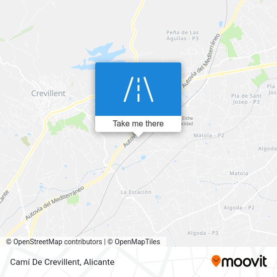 Camí De Crevillent map