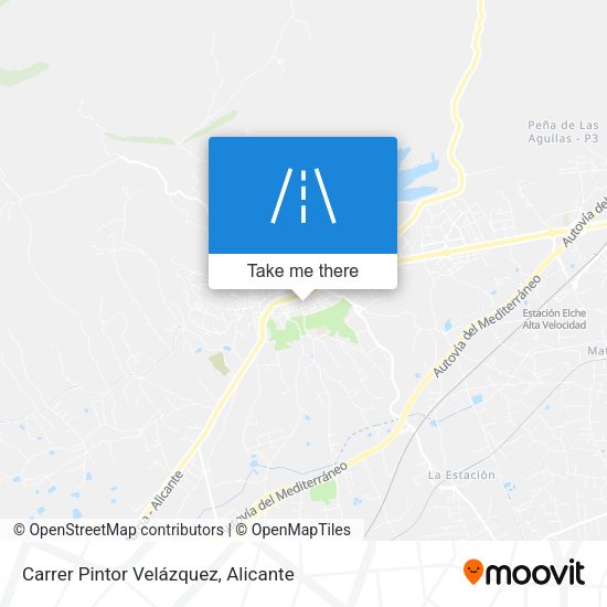Carrer Pintor Velázquez map