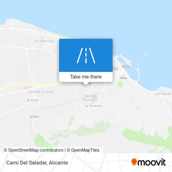 Camí Del Saladar map