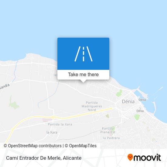 Camí Entrador De Merle map