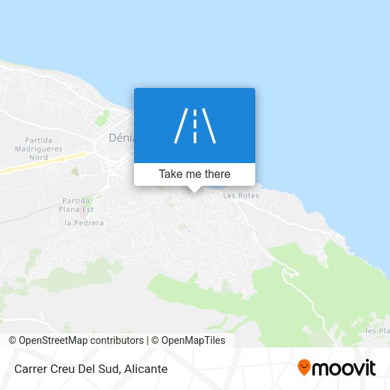 Carrer Creu Del Sud map
