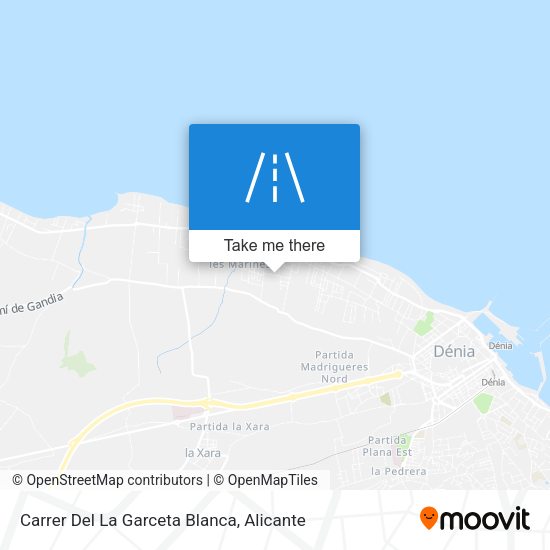 Carrer Del La Garceta Blanca map