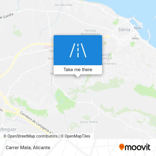 Carrer Maia map