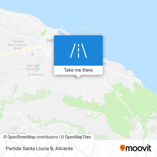 Partida Santa Llucia B map