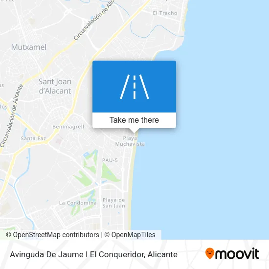 Avinguda De Jaume I El Conqueridor map