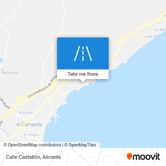 Calle Castellón map