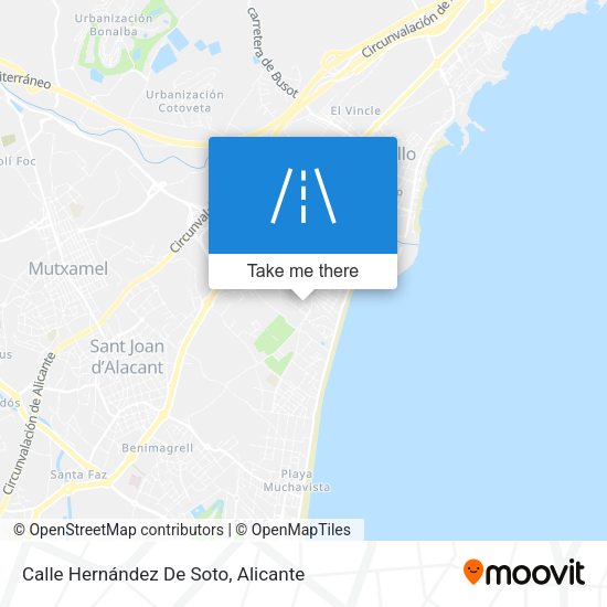 Calle Hernández De Soto map
