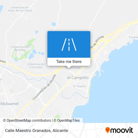 Calle Maestro Granados map