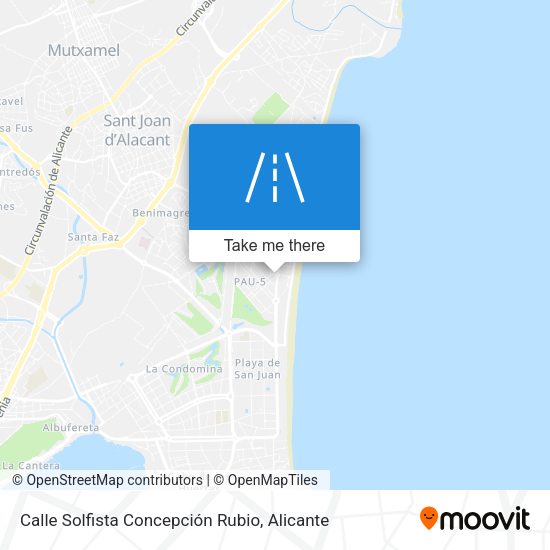 Calle Solfista Concepción Rubio map