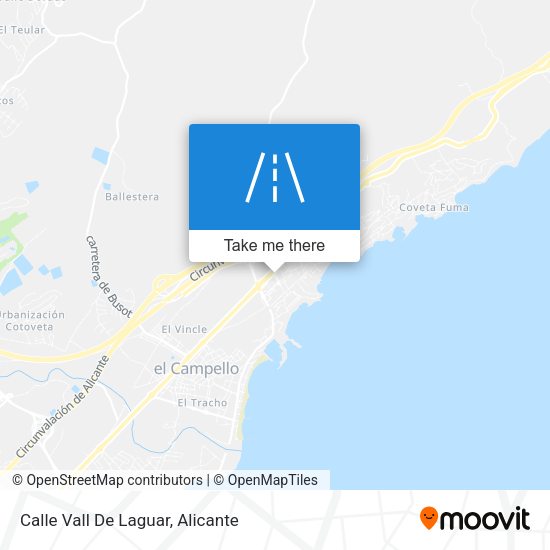 Calle Vall De Laguar map