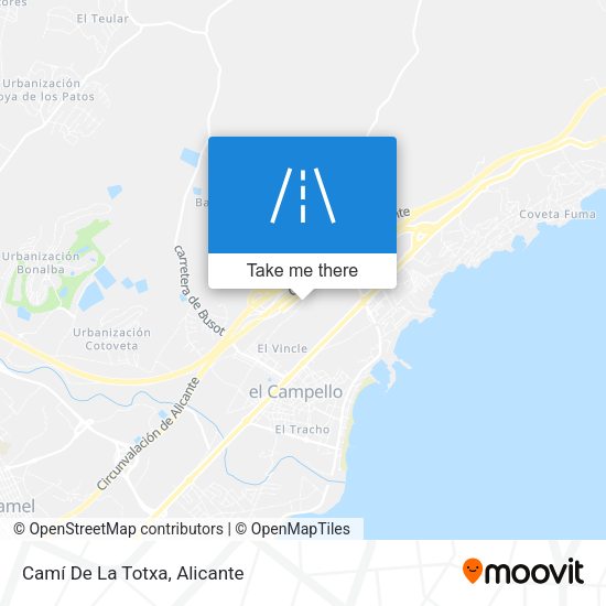 Camí De La Totxa map