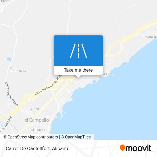 Carrer De Castellfort map