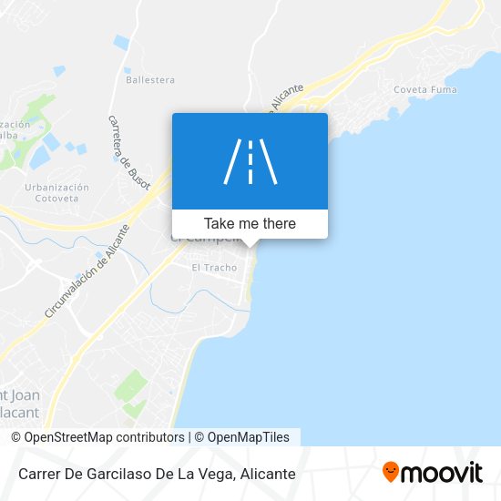 Carrer De Garcilaso De La Vega map