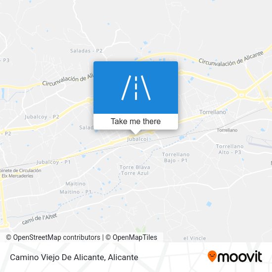 Camino Viejo De Alicante map