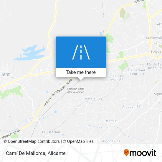 Camí De Mallorca map
